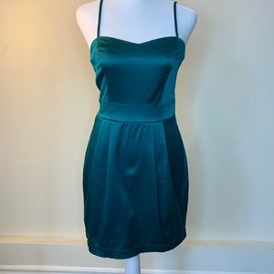 Forever 21 blue green mini dress #63